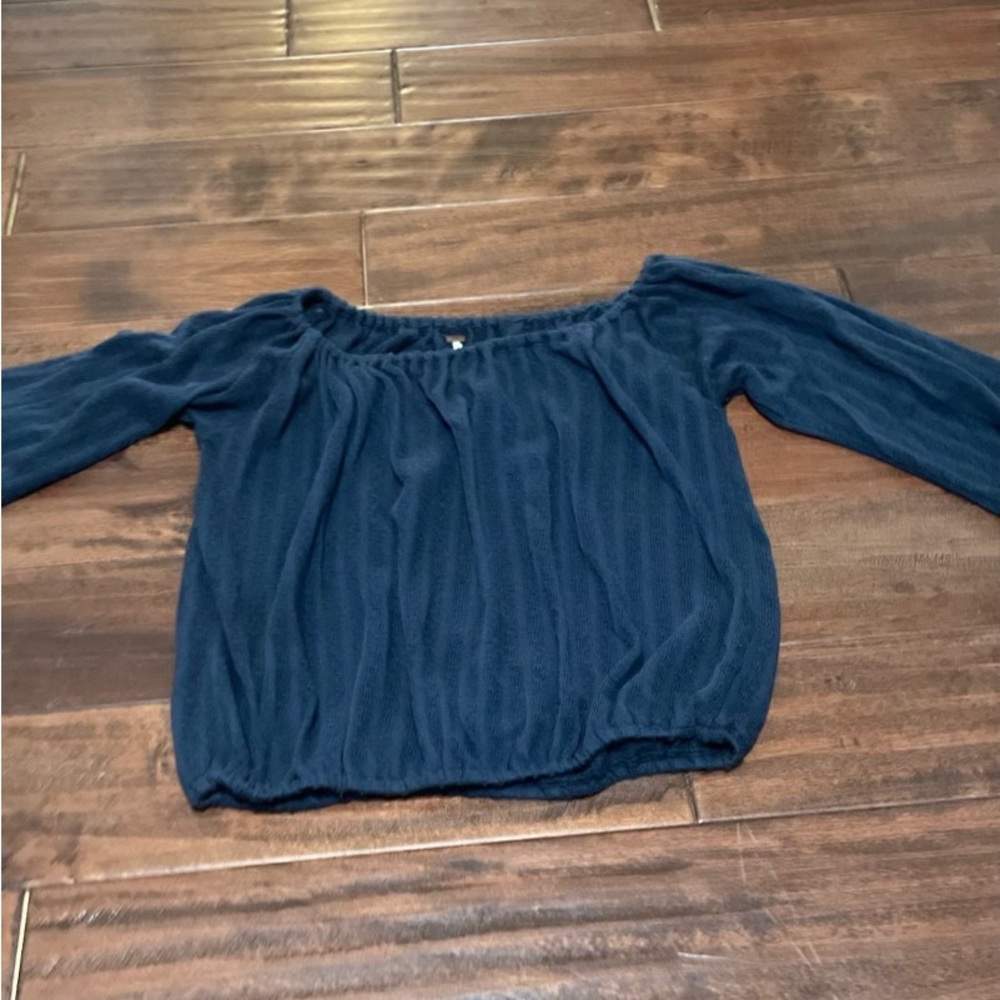 Free People Dark Navy Top